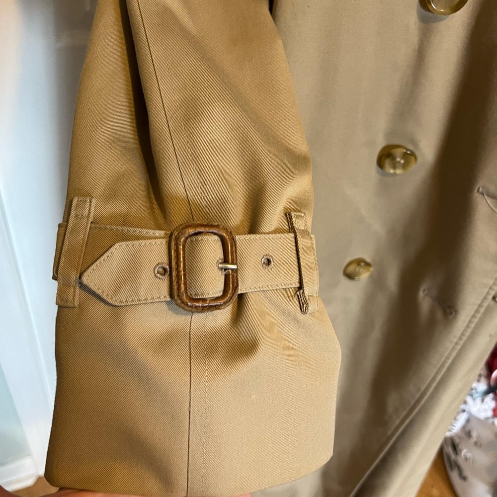 Vintage Burberry Removable Wool Lined Trench Coat - Picture 10 of 16